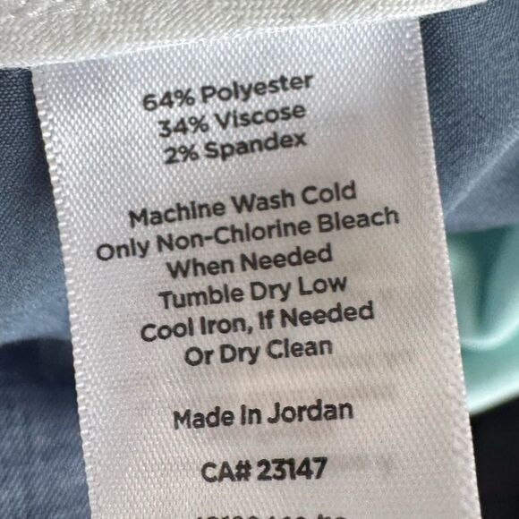 Talbots Women’s Sz 18WP High-Waist Hampshire Ankle Pants Pull-On Office Career - Picture 3 of 7